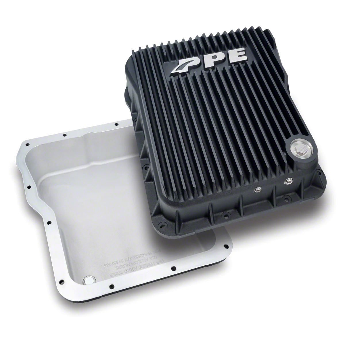 PPE Silverado 2500 Heavy Duty Cast Aluminum Transmission Pan; Black ...