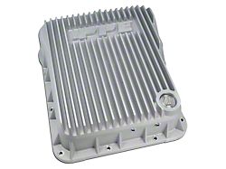 PPE Heavy Duty Cast Aluminum Transmission Pan; Brushed (07-19 6.6L Duramax Silverado 2500 HD)