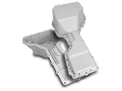 PPE Heavy-Duty Deep-Capacity Cast Aluminum Engine Oil Pan; Raw (20-24 6.6L Duramax Silverado 2500 HD)