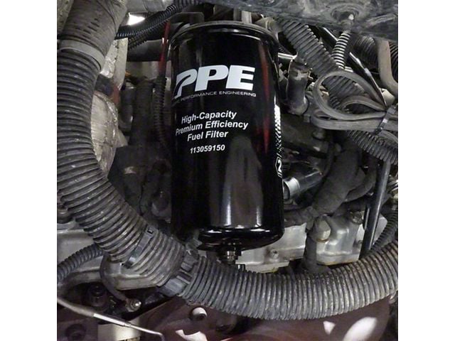 PPE High-Capacity Premium Efficiency Fuel Filter (07-16 6.6L Duramax Silverado 2500 HD)