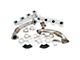 PPE High-Flow Exhaust Manifolds and Up-Pipe Kit; Black Ceramic (Late 07.5-10 6.6L Duramax Silverado 2500 HD)