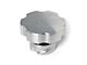 PPE Billet Aluminum Engine Oil Filler Cap; Silver (17-24 6.6L Duramax Silverado 3500 HD)