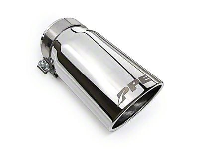 PPE Exhaust Tip; 4-Inch; Polished (Late 07.5-10 6.6L Duramax Silverado 3500 HD)