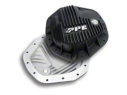 PPE Heavy-Duty Aluminum Rear Differential Cover; Black (20-25 6.6L Duramax Silverado 3500 HD)