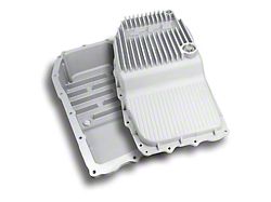 PPE Heavy-Duty Cast Aluminum Deep Transmission Pan; Raw (15-17 Tahoe w/ 8L90 Transmission)