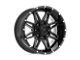 Pro Comp Wheels Blockade Gloss Black Milled 5-Lug Wheel; 20x9.5; -6mm Offset (02-08 RAM 1500, Excluding Mega Cab)