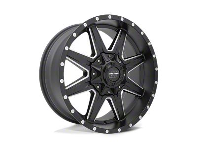 Pro Comp Wheels Quick 8 Satin Black Milled 8-Lug Wheel; 20x9; 0mm Offset (06-08 RAM 1500 Mega Cab)