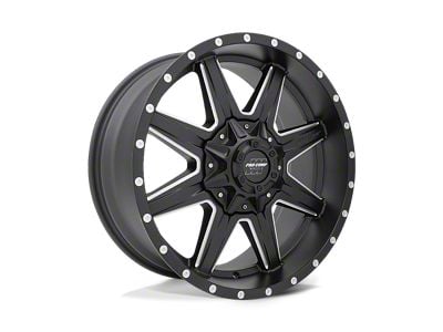 Pro Comp Wheels Quick 8 Satin Black Milled 8-Lug Wheel; 20x9; 0mm Offset (03-09 RAM 2500)