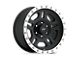 Pro Comp Wheels La Paz Satin Black Machined 6-Lug Wheel; 17x8.5; 0mm Offset (07-13 Sierra 1500)