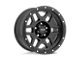 Pro Comp Wheels Phaser Satin Black 6-Lug Wheel; 17x9; -6mm Offset (07-13 Sierra 1500)