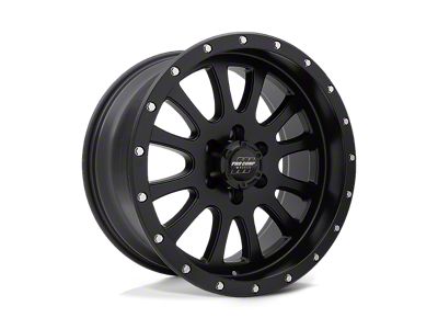 Pro Comp Wheels Syndrome Satin Black 6-Lug Wheel; 17x9; -6mm Offset (07-13 Sierra 1500)