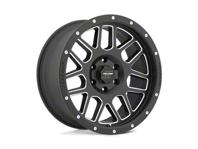 Pro Comp Wheels Vertigo Satin Black Milled 6-Lug Wheel; 17x9; -6mm Offset (07-13 Sierra 1500)