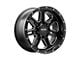 Pro Comp Wheels 62 Series Apex Satin Black Milled 6-Lug Wheel; 20x10; -18mm Offset (07-13 Silverado 1500)