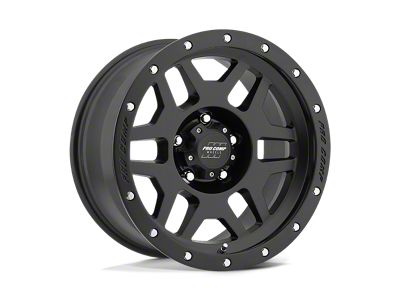 Pro Comp Wheels Phaser Satin Black 6-Lug Wheel; 17x9; -6mm Offset (07-13 Silverado 1500)