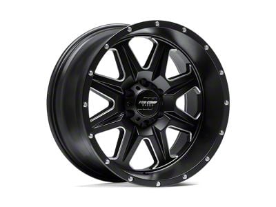 Pro Comp Wheels Recon Satin Black Milled 6-Lug Wheel; 17x9; -6mm Offset (07-14 Tahoe)