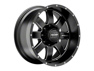 Pro Comp Wheels 73 Series Trilogy Satin Black 8-Lug Wheel; 20x10; -18mm Offset (11-16 F-350 Super Duty SRW)