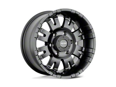 Pro Comp Wheels Raven Satin Black 6-Lug Wheel; 17x8; 0mm Offset (14-18 Sierra 1500)