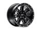 Pro Comp Wheels Apex Satin Black Milled 6-Lug Wheel; 17x9; -6mm Offset (19-23 Ranger)