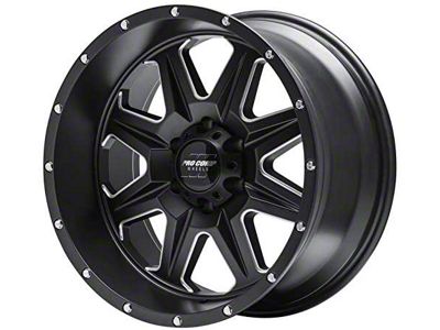 Pro Comp Wheels 63 Series Recon Satin Black Milled 6-Lug Wheel; 20x10; -18mm Offset (09-14 F-150)