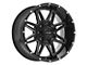 Pro Comp Wheels Blockade Gloss Black Milled 8-Lug Wheel; 20x9.5; -6mm Offset (17-22 F-350 Super Duty SRW)