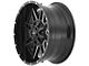 Pro Comp Wheels Blockade Gloss Black Milled 8-Lug Wheel; 20x9.5; -6mm Offset (17-22 F-350 Super Duty SRW)