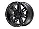 Pro Comp Wheels 62 Series Apex Satin Black Milled 6-Lug Wheel; 17x9; -6mm Offset (99-06 Sierra 1500)