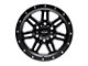 Pro Comp Wheels 62 Series Apex Satin Black Milled 6-Lug Wheel; 17x9; -6mm Offset (99-06 Sierra 1500)