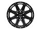 Pro Comp Wheels 63 Series Recon Satin Black Milled 6-Lug Wheel; 17x9; -6mm Offset (99-06 Sierra 1500)