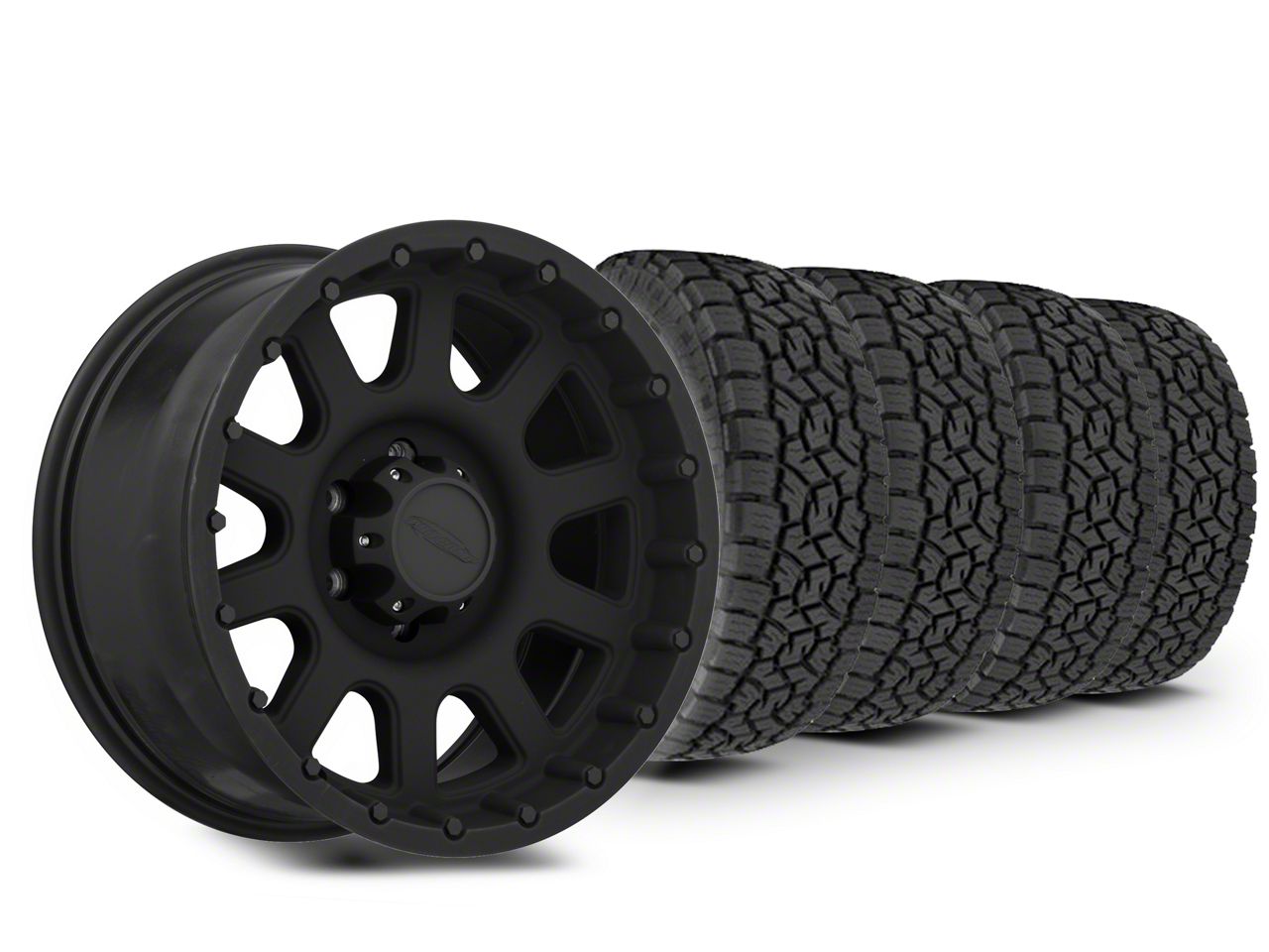 F-150 18x9 Pro Comp 32 Series Wheel & 33in Toyo All-Terrain Open Country  AT III Tire Package (15-20 F-150) - Free Shipping