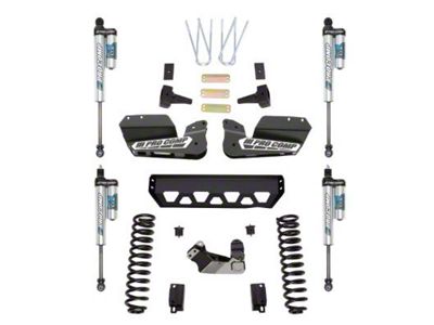 Pro Comp Suspension 4-Inch Stage I Suspension Lift Kit with Pro Runner Reservoir Shocks (17-22 4WD 6.7L Powerstroke F-350 Super Duty)