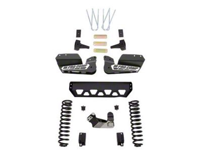 Pro Comp Suspension 4-Inch Stage I Suspension Lift Kit with Pro Runner Shocks (17-22 4WD 6.7L Powerstroke F-350 Super Duty)