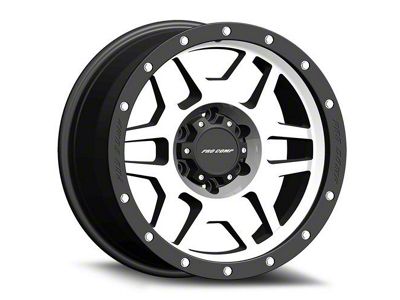 Pro Comp Wheels Phaser Machined 6-Lug Wheel; 17x9; -6mm Offset (07-13 Silverado 1500)