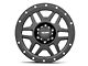 Pro Comp Wheels Phaser Satin Black 6-Lug Wheel; 17x9; -6mm Offset (99-06 Silverado 1500)