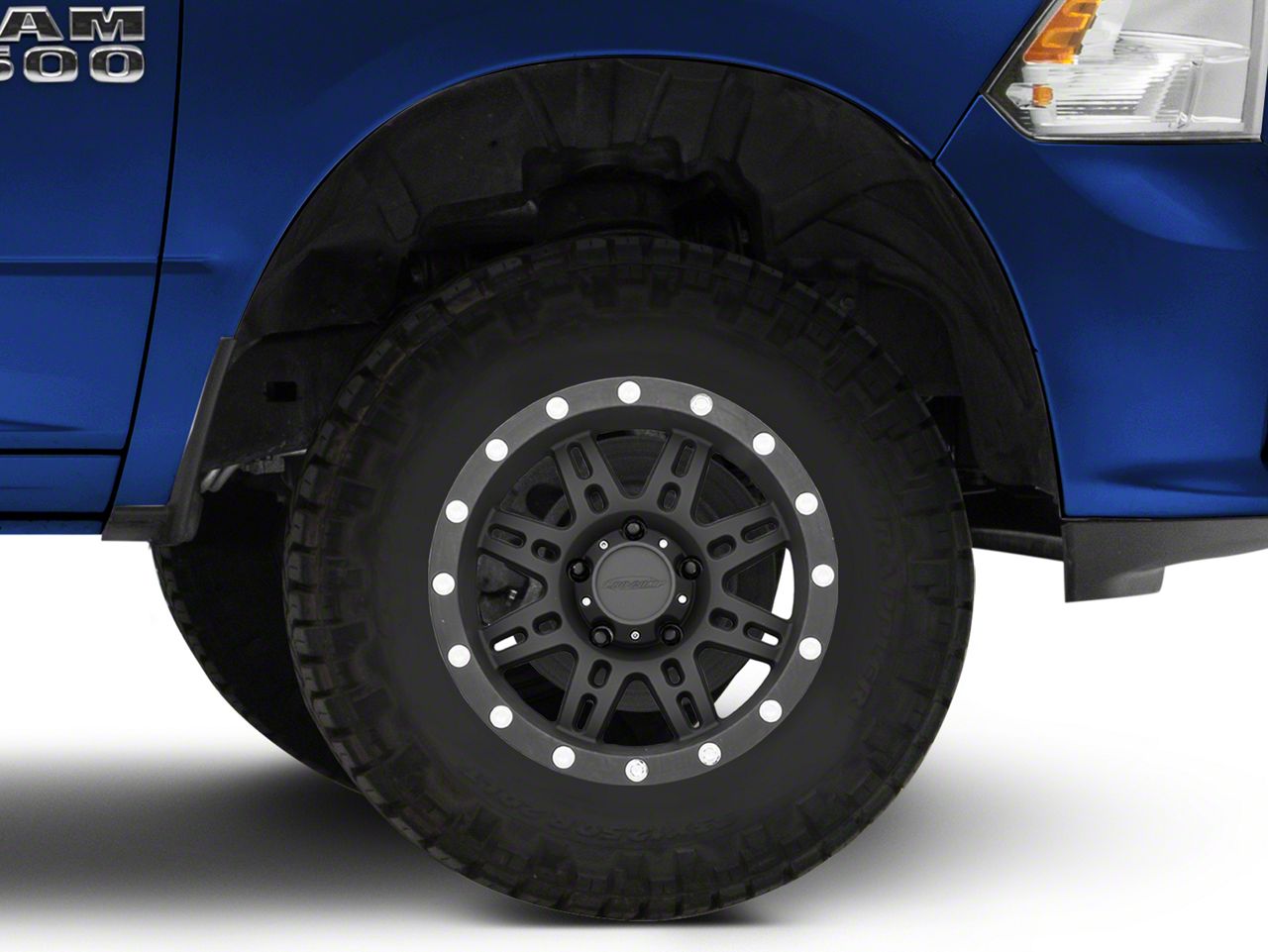 RAM 1500 17x9 Pro Comp 31 Series Wheel & 33in Milestar All-Terrain ...