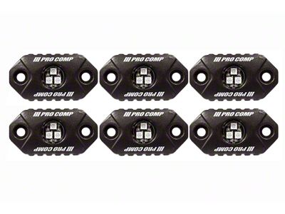 Pro Comp LED Rock Light Kit; RGB (Universal; Some Adaptation May Be Required)