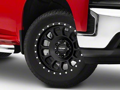 Pro Comp Wheels Rockwell Satin Black 6-Lug Wheel; 20x9; -12mm Offset (19-24 Silverado 1500)