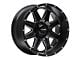 Pro Comp Wheels 63 Series Recon Satin Black Milled 6-Lug Wheel; 17x9; -6mm Offset (14-18 Sierra 1500)