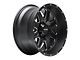 Pro Comp Wheels 63 Series Recon Satin Black Milled 6-Lug Wheel; 17x9; -6mm Offset (14-18 Sierra 1500)