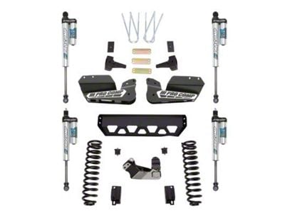 Pro Comp Suspension 4-Inch Stage I Suspension Lift Kit with Pro Runner Reservoir Shocks (17-22 4WD 6.7L Powerstroke F-250 Super Duty)