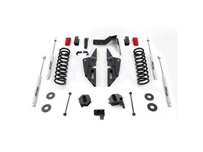Pro Comp Suspension 4-Inch Stage I Suspension Lift Kit with Rear Lift Blocks and ES9000 Shocks (14-18 4WD RAM 2500 w/o Air Ride)