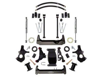 Pro Comp Suspension 6-Inch Suspension Lift Kit with PRO-M Shocks (16-18 Sierra 1500 w/ Stock Cast Aluminum or Stamped Steel Control Arms, Excluding Denali)