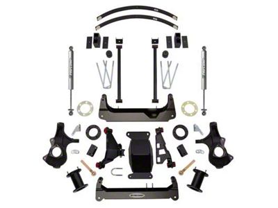 Pro Comp Suspension 6-Inch Suspension Lift Kit with PRO-M Shocks (16-18 Silverado 1500 w/ Stock Cast Aluminum or Stamped Steel Control Arms)