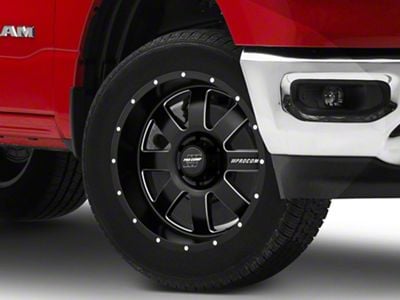 Pro Comp Wheels Trilogy Satin Black 6-Lug Wheel; 20x10; -18mm Offset (19-25 RAM 1500)