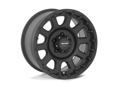 Pro Comp Wheels Bandido Flat Black 8-Lug Wheel; 17x9; -6mm Offset (01-06 Sierra 2500 HD)