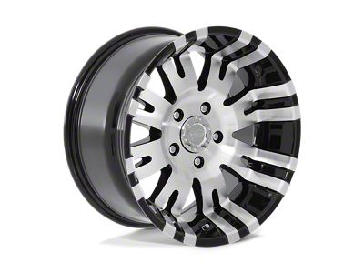 Pro Comp Wheels Raven Gloss Black Machined 8-Lug Wheel; 18x9.5; -19mm Offset (01-06 Sierra 2500 HD)