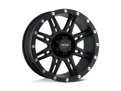 Pro Comp Wheels Stryker Flat Black 8-Lug Wheel; 17x9; -6mm Offset (01-06 Sierra 2500 HD)