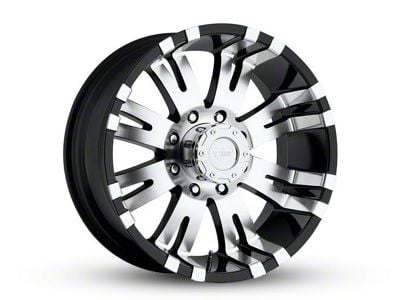 Pro Comp Wheels 01 Series Gloss Black Machined 8-Lug Wheel; 18x9.5; -19mm Offset (01-06 Sierra 3500 HD SRW)