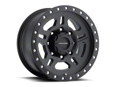 Pro Comp Wheels La Paz Satin Black 8-Lug Wheel; 17x8.5; 0mm Offset (01-06 Sierra 3500 HD SRW)