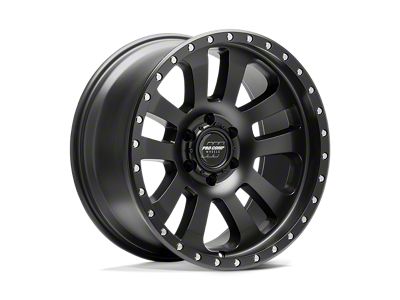 Pro Comp Wheels Prodigy Matte Black 8-Lug Wheel; 18x9; 0mm Offset (01-06 Sierra 3500 HD SRW)