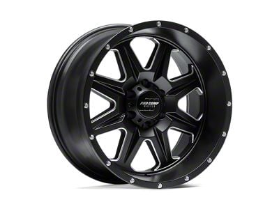 Pro Comp Wheels Recon Satin Black Milled 8-Lug Wheel; 20x10; -18mm Offset (01-06 Sierra 3500 HD SRW)